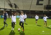 Entrenamiento en el Cartagonova de la selecci�n espa�ola absoluta de f�tbol femenino