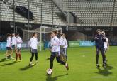 Entrenamiento en el Cartagonova de la selecci�n espa�ola absoluta de f�tbol femenino