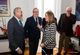 Reuni�n de la alcaldesa y el concejal de Cultura con los miembros de Premio Procesionista del A�o