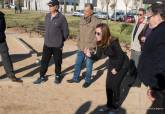 Saque de Honor de Ana Bel�n Castej�n de la octava edici�n del Campeonato Municipal de Petanca de Personas Mayores
