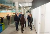 Visita al Palacio de Deportes de la alcaldesa junto a los concejales de Infraestructuras y Deportes