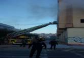 Incendio en la calle Espinosa de San Ant�n