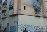 Incendio en un piso de la calle Espinosa de San Antón