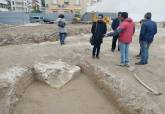 Baluarte y lienzo de la muralla de Carlos III hallados en un solar entre la calle San Juan con Juan Fernndez