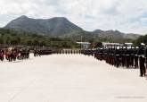 Jura de bandera de militares y civiles en la Escuela de Infanter�a de Marina