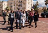 Visita de la alcaldesa al barrio de Santa Luc�a