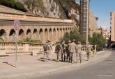 Militares en el ensayo previo a la Ruta de las Fortalezas