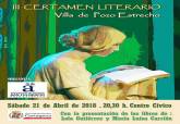 Cartel III Certamen literario Villa de Pozo Estrecho