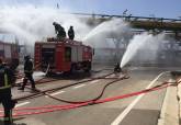 Intervenciones de bomberos de Cartagena en el simulacro de terremoto