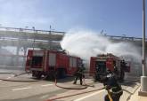 Intervenciones de bomberos de Cartagena en el simulacro de terremoto