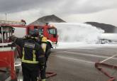 Intervenciones de bomberos de Cartagena en el simulacro de terremoto