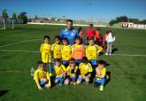 Encuentro del campeonato de liga de f�tbol base de Cartagena