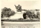 Inauguracin de la estatua de Isidoro Miquez en la plaza San Francisco en 1927 (FOTO CEHIFORM)