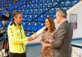 Visita de la alcaldes a la escuelas deportivas Javi Mat�a del Pabell�n
