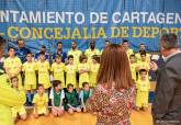 Visita de la alcaldes a la escuelas deportivas Javi Mata del Pabelln