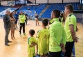 Visita de la alcaldes a la escuelas deportivas Javi Mata del Pabelln