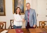 Firma convenio Futsal y Ayuntamiento de Cartagena