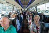 Los presidentes de los clubes de personas mayores celebran una jornada de convivencia en el Valle del Ricote