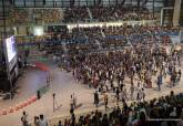 Pantalla gigante - Palacio de Deportes, partido Cartagena Majadahonda