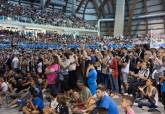 Pantalla gigante - Palacio de Deportes, partido Cartagena Majadahonda