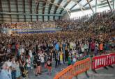 Pantalla gigante - Palacio de Deportes, partido Cartagena Majadahonda