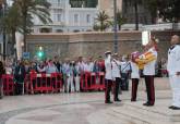 Arriado solemne de Bandera durante el Da de las Fuerzas Armadas