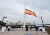 Arriado solemne de Bandera durante el Da de las Fuerzas Armadas