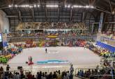 Clausura de la Liga Comarcal de Ftbol Base en el Palacio de Deportes