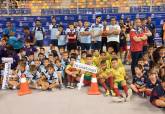 Clausura de la Liga Comarcal de Ftbol Base en el Palacio de Deportes