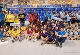 Clausura de la Liga Comarcal de Ftbol Base en el Palacio de Deportes