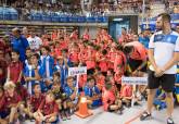 Clausura de la Liga Comarcal de Ftbol Base en el Palacio de Deportes