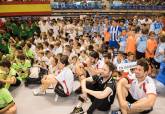 Clausura de la Liga Comarcal de Ftbol Base en el Palacio de Deportes