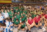 Clausura de la Liga Comarcal de Ftbol Base en el Palacio de Deportes