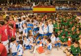 Clausura de la Liga Comarcal de Ftbol Base en el Palacio de Deportes