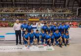 Clausura de la Liga Comarcal de Ftbol Base en el Palacio de Deportes