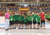 Clausura de la Liga Comarcal de Ftbol Base en el Palacio de Deportes