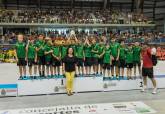 Clausura de la Liga Comarcal de Ftbol Base en el Palacio de Deportes