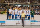 Clausura de la Liga Comarcal de Ftbol Base en el Palacio de Deportes