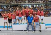 Clausura de la Liga Comarcal de Ftbol Base en el Palacio de Deportes