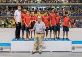 Clausura de la Liga Comarcal de Ftbol Base en el Palacio de Deportes