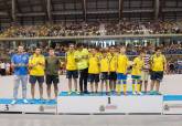 Clausura de la Liga Comarcal de Ftbol Base en el Palacio de Deportes