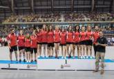 Clausura de la Liga Comarcal de Ftbol Base en el Palacio de Deportes