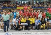 Clausura de la Liga Comarcal de Ftbol Base en el Palacio de Deportes