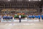 Clausura de la Liga Comarcal de Ftbol Base en el Palacio de Deportes