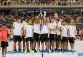 Clausura de la Liga Comarcal de Ftbol Base en el Palacio de Deportes