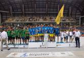 Clausura de la Liga Comarcal de Ftbol Base en el Palacio de Deportes