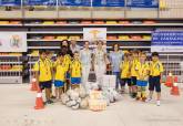 Clausura de la Liga Comarcal de Ftbol Base en el Palacio de Deportes