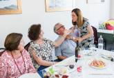 Galera comida de convivencia de la Asociacin de Mayores de El Albujn 