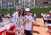 Entrega de trofeos y medallas en la Clausura de la temporada del Club de Tenis Cartagena