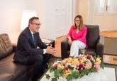 Reunin de la alcaldesa de Cartagena con el delegado general del Gobierno
